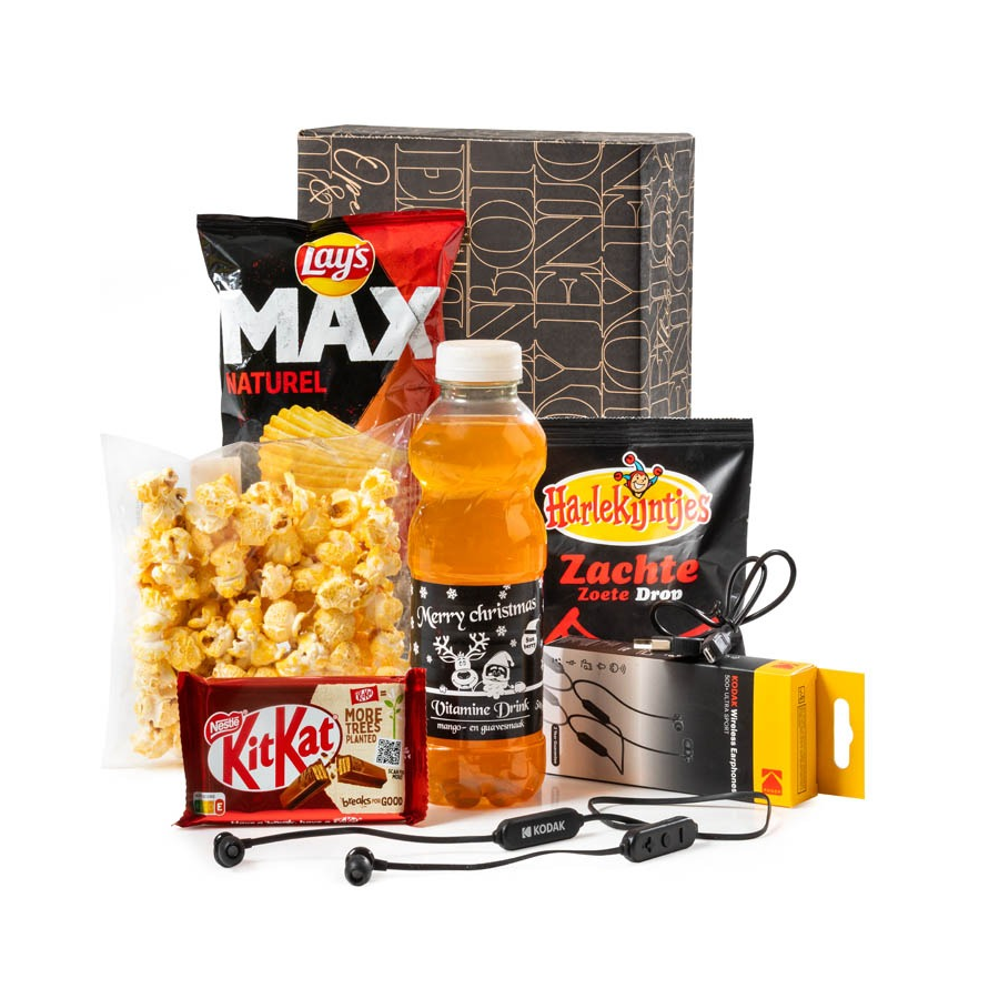 Kerstpakket Sound & Snacks