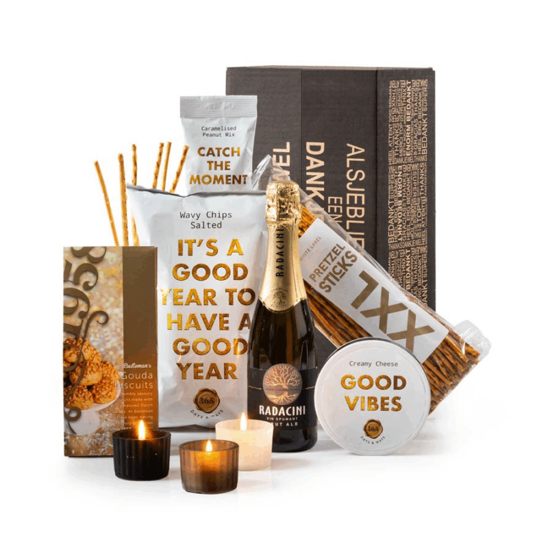 Kerstpakket Borrel & Bubbels