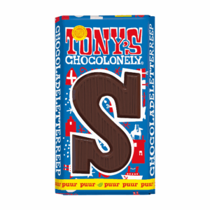 Tony's Chocolonely Letterreep Puur S 180gr