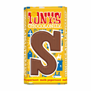 Tony's Chocolonely Letterreep Melk Pepernoot S 180gr