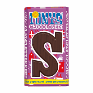 Tony's Chocolonely Letterreep Puur Pepernoot S 180gr