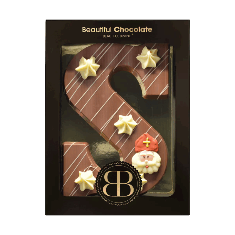 BB Luxe Letter Decor "S" Melk 220gr