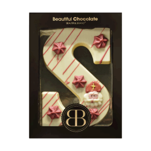 BB Luxe Letter Decor "S" Wit 220gr
