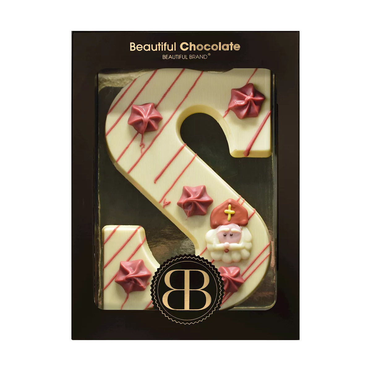 BB Luxe Letter Decor "S" Wit 220gr