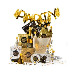 Kerstpakket Party in Goud