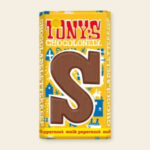 Tony's Chocolonely Letterreep Melk Pepernoot S 180gr