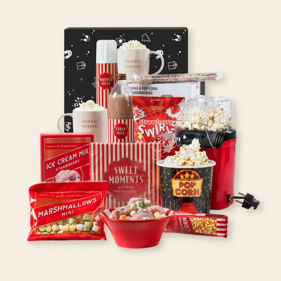 Kerstpakket Filmavond met Crunch