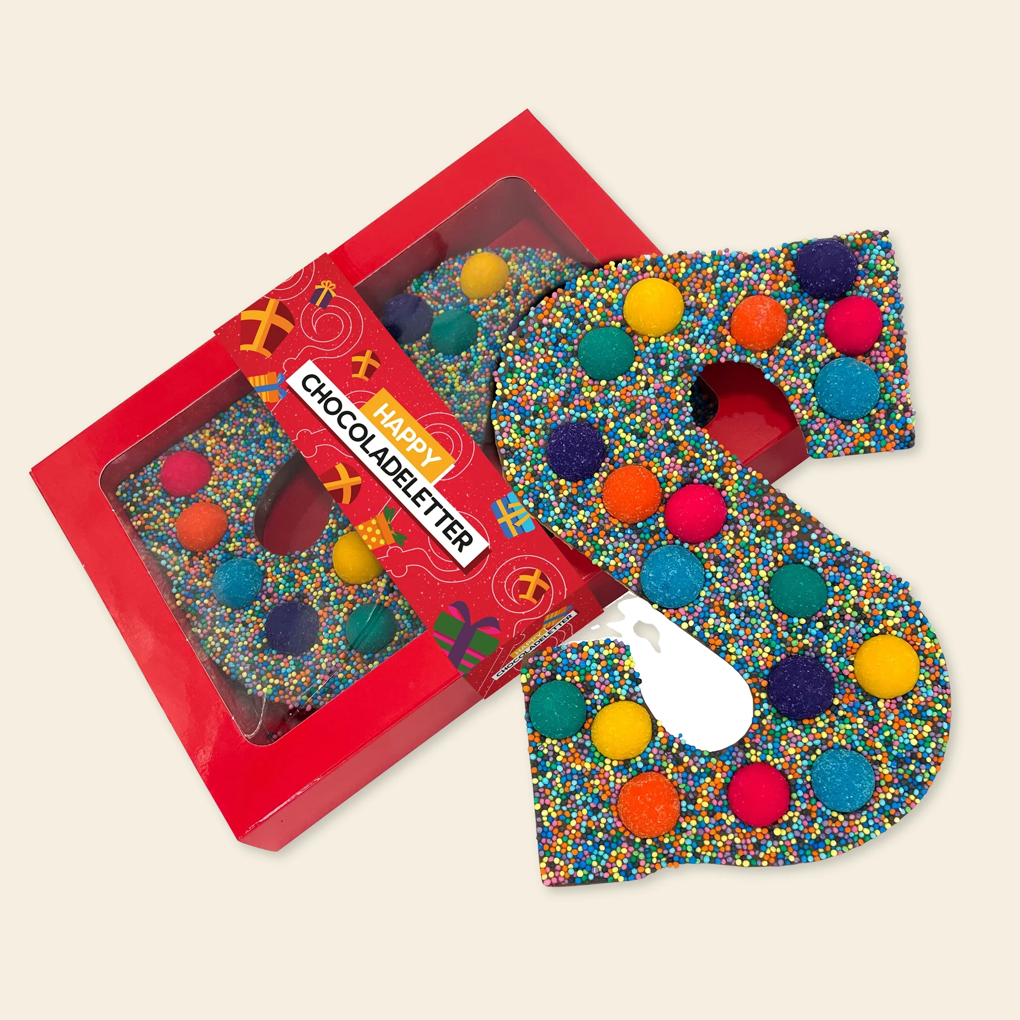 Chocolade Happy Chocoladeletter (250 gram) - Melk