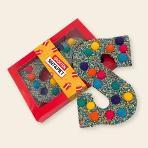 Chocolade Happy Chocoladeletter "Groeten Sint en Piet" (250 gram) - Melk