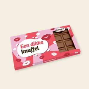 Chocoladereep "Een Dikke Knuffel" (110 gram)