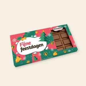 Chocoladereep "Fijne Feestdagen" (110 gram)
