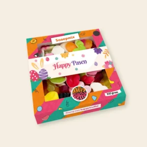 Snoeppakket "Happy Pasen" mix snoep (210 gram)
