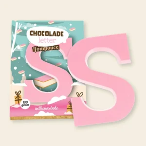 Tompouce chocoladeletter (150 gram) [Plasticvrij]